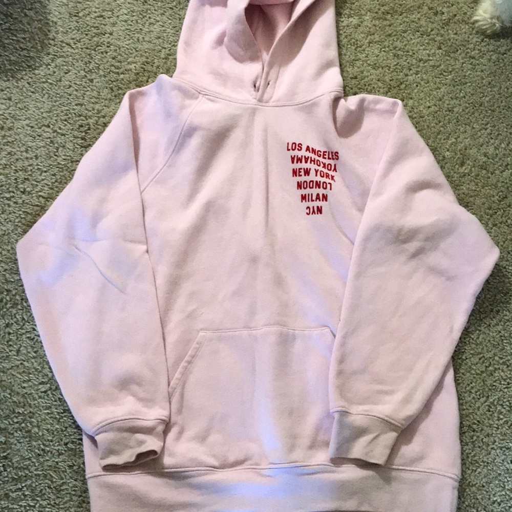 Light pink hoodie